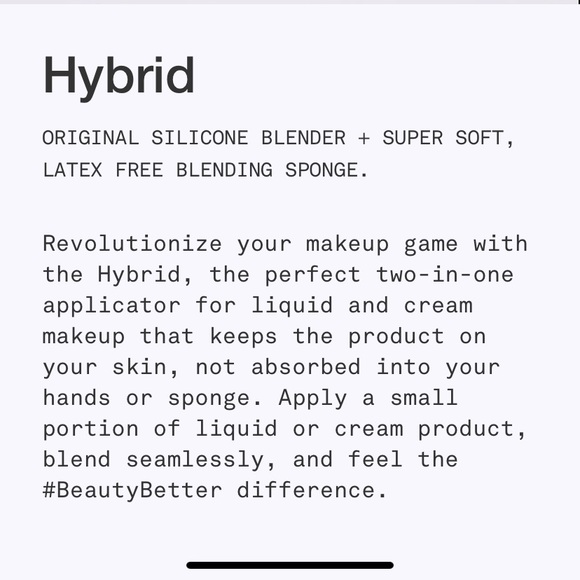 3/$20 ❤️ Makeupdrop hybrid blending sponge NWT - Picture 2 of 4